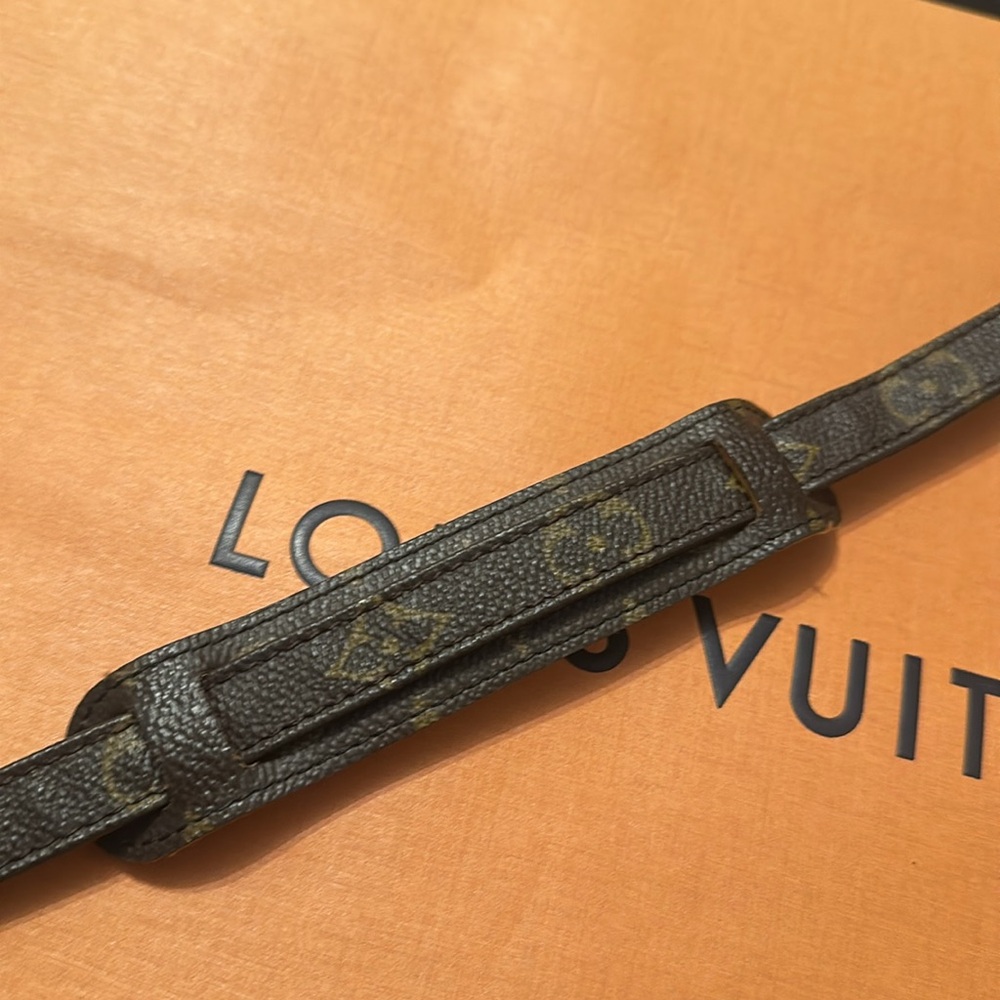 Replacement Bachata Louis Vuitton Brown Leather Strap with Gold Hardware - Picture 6 of 6